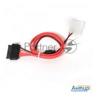 Кабель Gembird/cablexpert Кабель Combo Minisata , Molex+sata/minisata, 6pin+7pin, (длина инт-35см, п