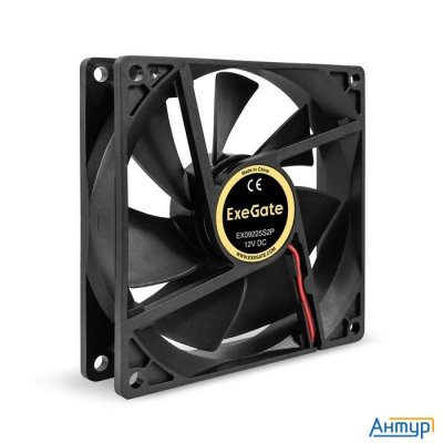 Exegate Ex295240rus Вентилятор 12В Dc Exegate Ex09225s2p (92x92x25 мм, Sleeve Bearing (подшипник ско