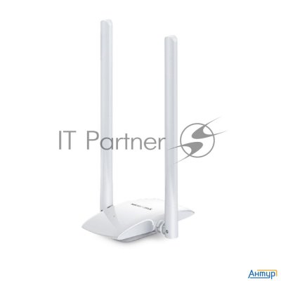 Сетевой адаптер Wifi Mercusys Mw300uh Usb 2.0 (ант.внеш.несъем.) 2ант.