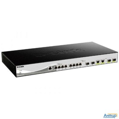 D-link Dxs-1210-12tc/b1a Proj Настраиваемый L2+ коммутатор с 8 портами 10gbase-t, 2 портами 10gbase-