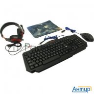 Клавиатура + мышка +pad +headset Target Mkp-350 52350 Defender
