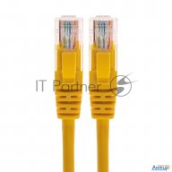 Патч-корд U/utp, Cat 5e, Rj45-rj45, 26awg, Zh нг(А)-hf, желтый, 2м  Rexant
