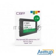 Cbr Ssd-001tb-2.5-lt22, Внутренний Ssd-накопитель, серия "lite", 1024 Gb, 2.5", Sata Iii 6 Gbit/s, S