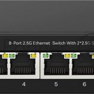 Коммутатор 8port 2.5g /2sfp Tem2010f Tenda