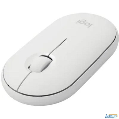 910-005716/910-005541 Мышь Logitech Pebble M350 белый оптическая (1000dpi) Silent беспроводная Bt Us