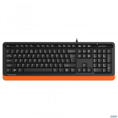 Клавиатура A4tech Fstyler Fks10 черный/оранжевый Usb [1530190]