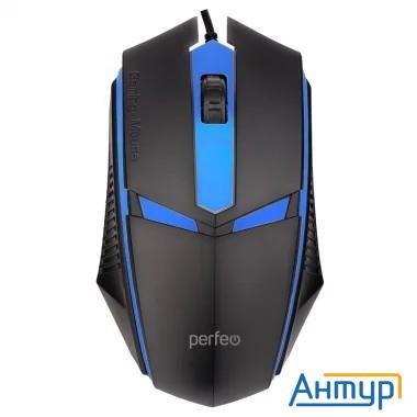 Perfeo мышь оптическая "face", 3 кн, Usb, чёрн, Game Design, 7 цв. подсветка, 1000 Dpi[pf_a4797]