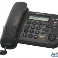Телефон Panasonic Kx-ts2358rub (черный) {АОН,caller Id,ЖКД,блокировка набора,выключение микрофона,кн