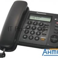 Телефон Panasonic Kx-ts2358rub (черный) {АОН,caller Id,ЖКД,блокировка набора,выключение микрофона,кн