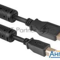 Кабель Defender Usb04-10 Pro Кабель Usb 2.0  для соед. 3.0м Am/bm , зол.конт, 2фер.фил.  (87431)