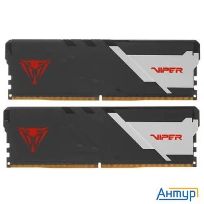 Память Ddr5 2x16gb 5600mhz Patriot Pvv532g560c36k Viper Venom Rtl Pc5-44800 Cl36 Dimm 288-pin 1.25В