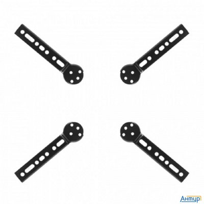 Kromax Adapter-400 Black,  Кр. стал. наст. для Tv 20"-65", Max 40 кг, Max Vesa 400x400 мм.
