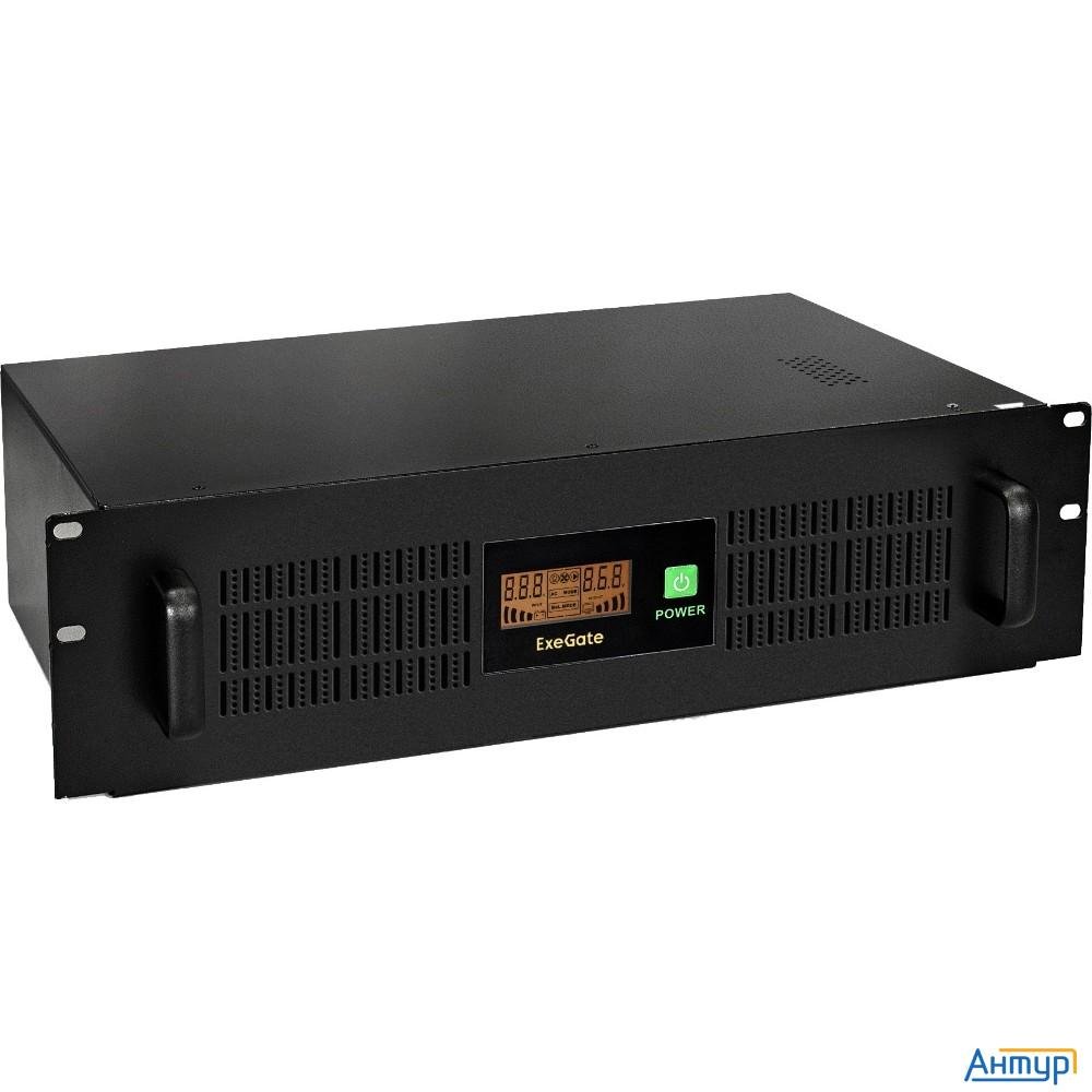 Exegate Ex293849rus ИБП Exegate Serverrm Unl-800.lcd.avr.2sh.3c13.usb.2u <800va/480w, Color Lcd, Avr