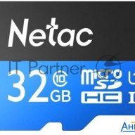 Флеш карта Microsdhc 32gb Netac P500 <nt02p500stn-032g-s>  (без Sd адаптера) 80mb/s