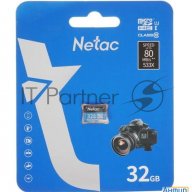Флеш карта Microsdhc 32gb Netac P500 <nt02p500stn-032g-s>  (без Sd адаптера) 80mb/s