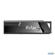 Флеш Диск Netac U336s 64gb  Nt03u336s 064g 30bk , Usb3.0, пластиковая с защитой от записи