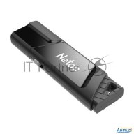 Флеш Диск Netac U336s 64gb  Nt03u336s 064g 30bk , Usb3.0, пластиковая с защитой от записи