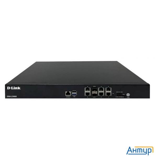 D-link Dsa-2308x/a1a Сервисный маршрутизатор с 6 настраиваемыми портами 10/100/1000base-t и 2 портам
