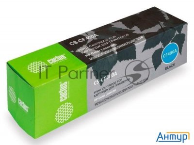 Тонер-картридж Cactus Cs-cf400a черный (1500 стр.) для Hp Clj M252/252n/252dn/252dw/m277n/m277dw