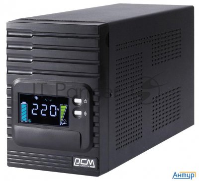 Источник бесперебойного питания Powercom Smart King Pro+ Spt-1000-ii Lcd 800Вт 1000ВА черный