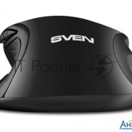 Мышь Sven Rx-113  (5+1кл. 800-2000dpi,  Soft Touch, каб. 1,5м, блист.) Usb чёрная Мышь Sven Rx-113