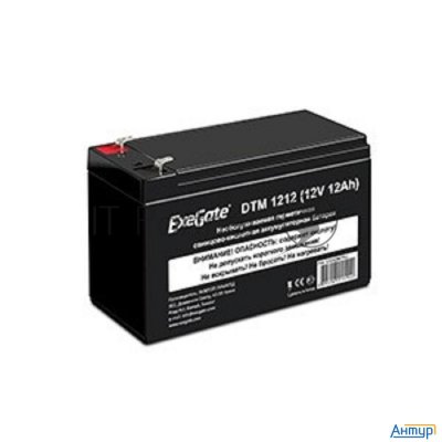 Батарея Exegate Dtm 1212 (12v 12ah 1251w), клеммы F2