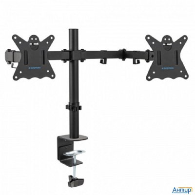 Kromax Casper-508 Black,  Кр. стал. наст. для Tv 10"-32", Max 2x10 кг, 6 ст св., от стл. 400 мм, Max