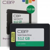 Cbr Ssd-512gb-2.5-lt22, Внутренний Ssd-накопитель, серия "lite", 512 Gb, 2.5", Sata Iii 6 Gbit/s, Sm