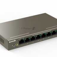 Коммутатор 9port 10/100m Poe Tef1109p-8-63w Tenda