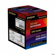 Кулер Exegate Ex286297rus Wizard Exx200-pwm.blue (al+copper, 2 тепл.трубки, Lga775/1150/1151/1155/11