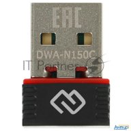 Сетевой адаптер Wifi Digma Dwa-n150c N150 Usb 2.0 (ант.внутр.) 1ант. (упак.:1шт)