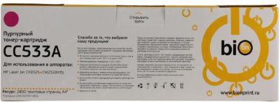 Cc533a Bion Картридж для Laser Jet Cp2025/cm2320mfp, пурпурный  2800 страниц