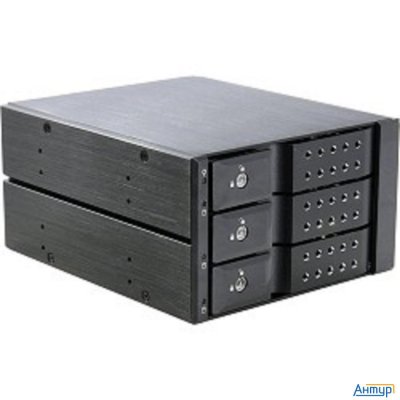Procase T3-203-sata3-bk {hot-swap корзина 3 Sata3/sas 6gb (черный) Hotswap Trayless Aluminium Mobie