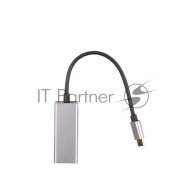 Vcom Du320m Кабель-переходник Usb 3.1 Type-c -->rj-45 1000mbps Ethernet, Aluminum Shell, 0.15м Vcom