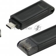 Флеш Диск Kingston 128gb Datatraveler Dt70 <dt70/128gb>, Usb-c 3.2 Gen 1