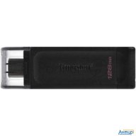 Флеш Диск Kingston 128gb Datatraveler Dt70 <dt70/128gb>, Usb-c 3.2 Gen 1