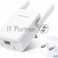 Комплект гигабитных Wi-fi адаптеров Mercusys Powerline Av1000 Powerline Kit With 300mbps Wi-fi, Plug