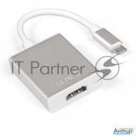 Кабель-адаптер Exegate Ex284937rus  Type C-hdmi Exegate Ex-cm-hdmif-0.15 (usb Type C/19f, 0,15м)