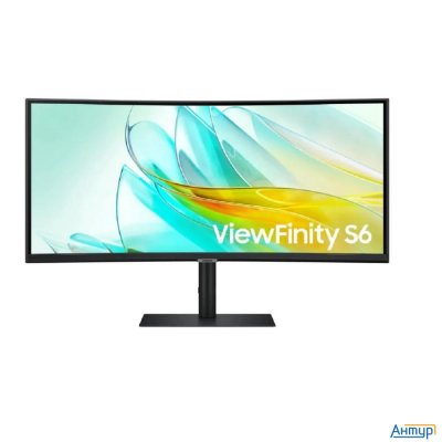 Lcd Samsung 34" Viewfinity S6 S34c650uaixci черный {va 3440x1440 100hz 5ms 21:9 полуматовая 350cd 17