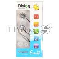 Наушники Ep-f55 Grey Dialog серая