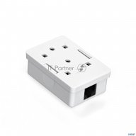 Розетка внешняя Exegate Sm1-rj45-c6 Rj-45 кат.6 Utp Krone/110