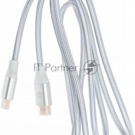 Кабель аудио-видео Cactus Cs-hdmi.2.1-1.8 Hdmi (m)/hdmi (m) 1.8м. Позолоченные контакты серебристый