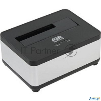 Докстанция 2,5""/3,5"" Sataiii Agestar 3ubt7 (silver) Usb 3.0, пластик+алюминий, серебристый